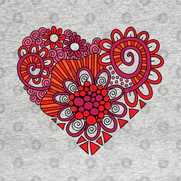 Heart Doodle by Tazi